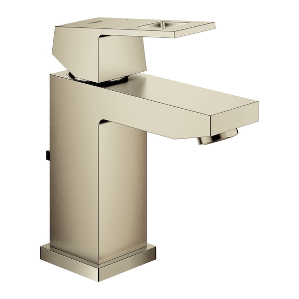Single Hole Single-Handle S-Size Bathroom Faucet 1.2 Gpm, Brushed Nickel